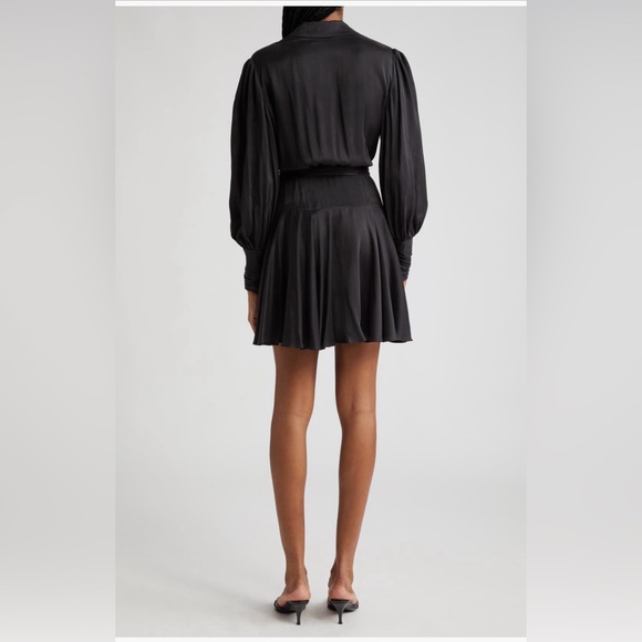 NWOT Zimmermann Long Sleeve Silk Wrap Minidress Size 0 $650 - Picture 4 of 11